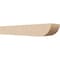 Ekena Millwork 6in. W x 4in. H x 28in. L Durham Woodgrain TimberThane Rafter Tail, Primed Tan RFTUR06X04X28DURRCPR - alternate 1